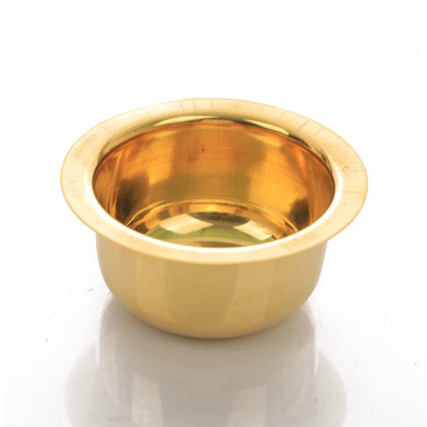 Brass Bowl - 1.5 x 3.5 Inches | Brass Cup  Pooja Bowl for Home  30 Gms Approx Supply