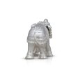 Elephant Statue - 1 x 2 Inches | Copper Idol  Silver Polish Elephant Figurine for Home  55 Gms Approx Discount