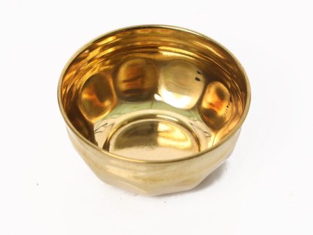 Brass Cup - 1.5 x 2.5 Inches | Brass Bowl  Pooja Bowl  Pooja Cup for Home  20 Gms Approx on Sale