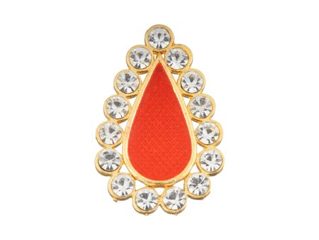 Stone Pottu - 0.75 Inch | Stone Tilak  Stone Bindi  Stone Jewellery for Deity Decor Cheap