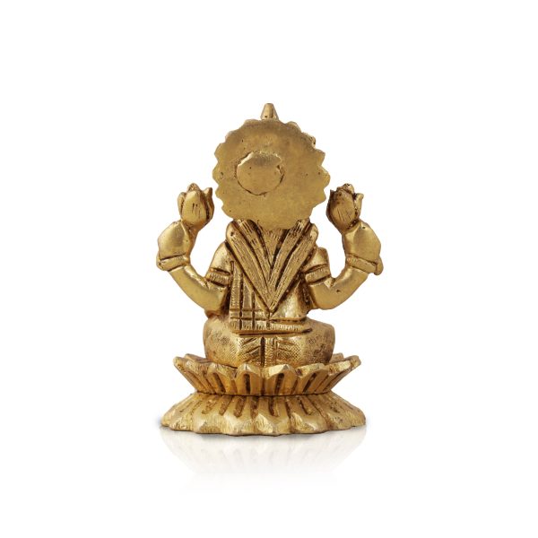 Laxmi Murti  - 3 x 2 Inches |  Brass Idol  Lakshmi Idol  Lakshmi Murti  Lakshmi Statue for Pooja Cheap