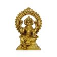 Lakshmi Idol With Arch - 8 x 5.5 Inches | Antique Brass Idol  Laxmi Murti  Lakshmi Murti for Pooja  2.500 Kgs Online