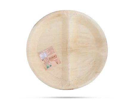 Areca Leaf Plate - 10 Pcs Set - Round - 10x10 Inch Fashion