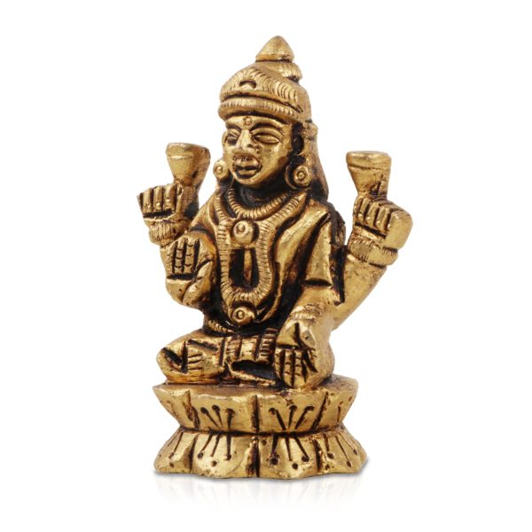 Laxmi Murti  - 2 x 1.75 Inches |  Brass Idol  Lakshmi Idol  Lakshmi Murti  Lakshmi Statue for Pooja Cheap