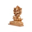 Laxmi Murti - 4.5 x 3.5 Inches | Gold Polish Laxmi Statue  Resin Idol for Pooja  150 Gms Approx For Cheap