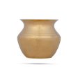 Brass Lota - 3 x 2.5 Inches | Chombu  Puja Pot  Brass Kalash for Pooja  100 Gms Approx Sale