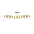 Gold Polish Toran - 43 Inches | Leaf with Beads Design Bandanwar  Aluminium Thoran for Door Decor  180 Gms Hot on Sale