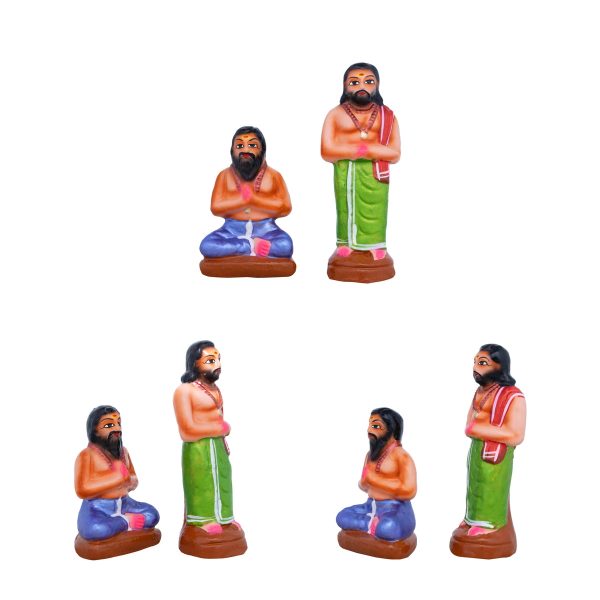 Ayyappan Clay Golu Bommai Set - 8 x 4.5 Inches | Giri Golu Doll  Navaratri Golu Bomma Gombe Bommai Online