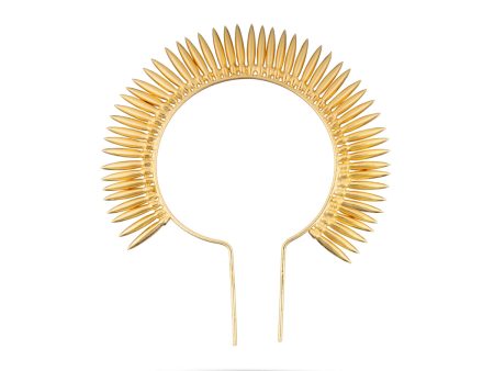 Hair Arch - 2.5 Inches | Gold Polish Arch  Hair Accessory  Jewellery for Deity Supply