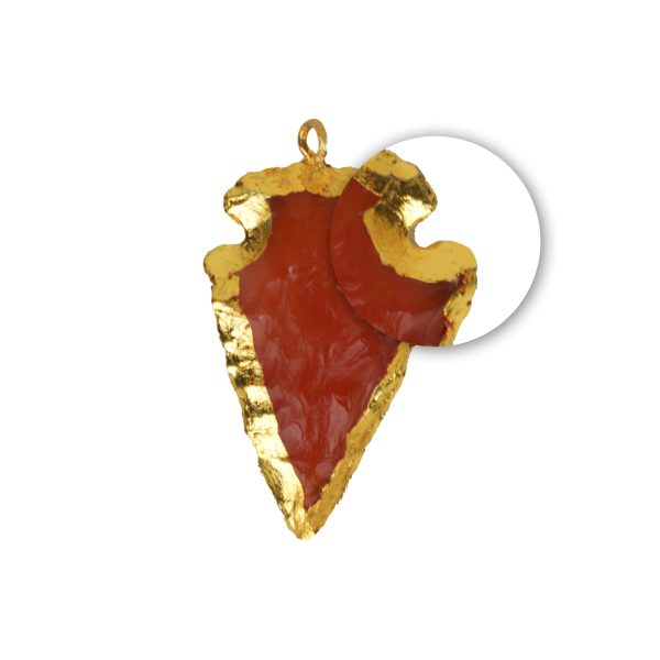 Arrowhead Pendant - Red | Dollar  Locket  Jewellery for Men & Women  Assorted Colour on Sale