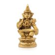 Ayyappan Statue - 2.75 Inch | Brass Statue  Ayyappan Idol for Pooja Online Sale