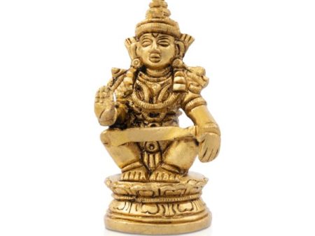 Ayyappan Statue - 2.75 Inch | Brass Statue  Ayyappan Idol for Pooja Online Sale