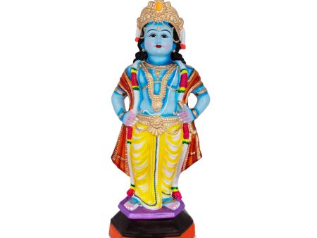 Vithoba Krishna Standing - 30 x 12 Inches | Giri Golu Doll  Clay Doll  Navratri Bommai Supply