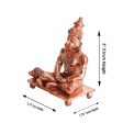 Anjaneya Statue - 3.5 x 2.75 Inches | Panchaloha Statue  Sitting Hanuman Statue for Pooja  335 Gms Approx on Sale