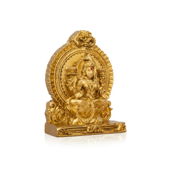 Lakshmi Idol With Arch - 4.5 x 3.25 Inches | Resin Statue  Laxmi Murti  Lakshmi Murti for Pooja  205 Gms Approx For Sale