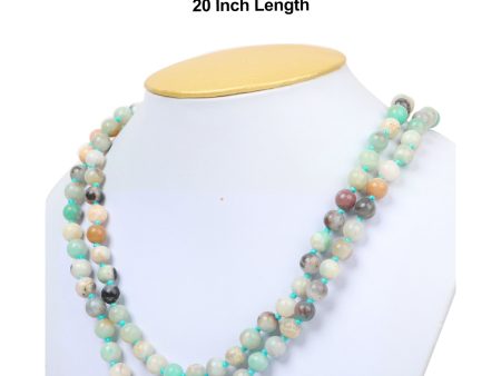 Crystal Mala - Amazonite | Semi Precious Stone Mala  Japa Mala for Men & Women on Sale