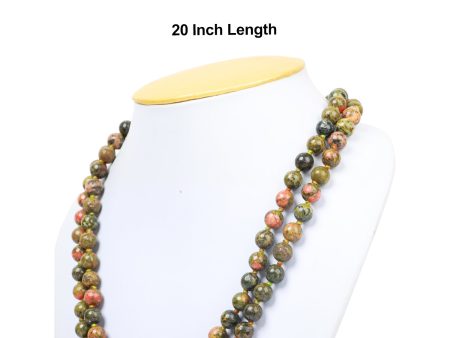 Crystal Mala - Unakite | Semi Precious Stone Mala  Japa Mala for Men & Women Discount