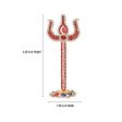 Trishul - 4.25 Inches | Stone Trishul with Stand  Stone Soolam for Deity Online Hot Sale