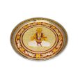 Plate - 0.75 x 9 Inches | Stainless Steel Thali Plate  Pooja Plate for Home For Discount