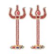 Trishul - 4.25 Inches | Stone Trishul with Stand  Stone Soolam for Deity Online Hot Sale