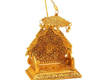 Simhasan - 8 x 5 Inches | Aluminium Material  Simhasanam  Simhasanam for Deity Discount