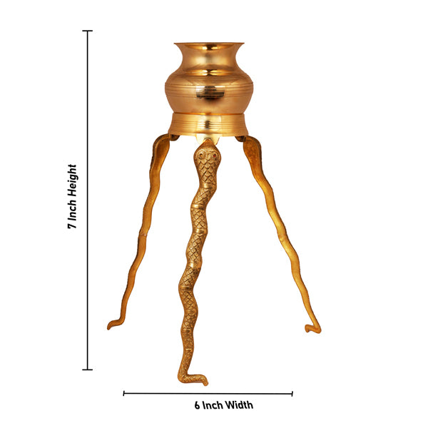 Shiv Jaladhari - 4.5 x 4 Inches | Abhishek Patra Jaladhari  Brass Jaladhari for Pooja For Cheap